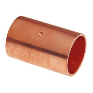 3/4 in. Copper Pressure Cup x Cup Coupling with Stop Fitting
